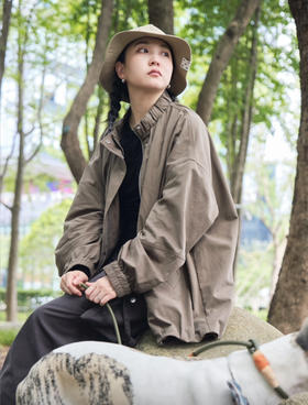 茧形百搭设计感夹克