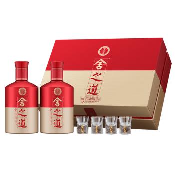 舍得 舍之道 浓香型白酒 50度 500ml*2瓶*3盒礼盒整箱 送礼礼物 商品图2