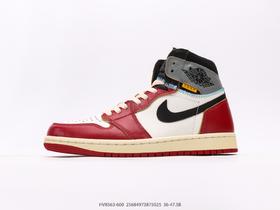 耐克乔丹Air Jordan 1 High高帮休闲运动板鞋HV8563-600男女鞋