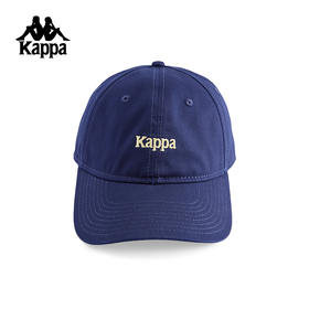 Kappa卡帕背靠背运动棒球帽男2024新款户外鸭舌帽女复古刺绣帽子K0FW8MB01