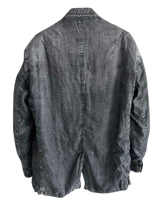 中性款水洗做旧棉麻西服019 商品图1