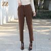 佐尔美冬季新款 气质百搭简约纯色长裤女E34KC40 商品缩略图0