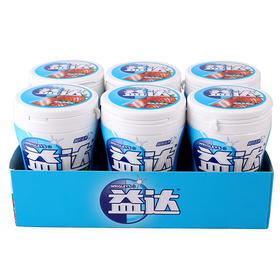 益达含木糖醇无糖口香糖清爽草莓味约40粒装56g*6瓶