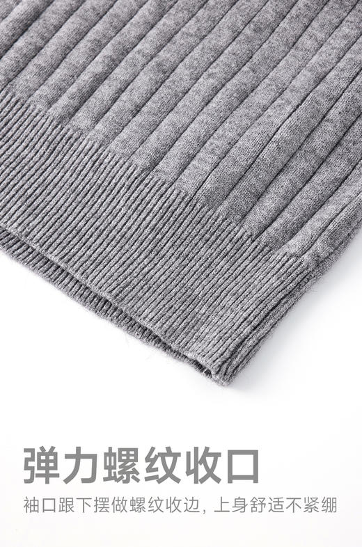 赤兔嗨购长袖针织衫连衣裙女秋冬2024新款配大衣宽松慵懒风长款内搭毛衣裙 商品图8