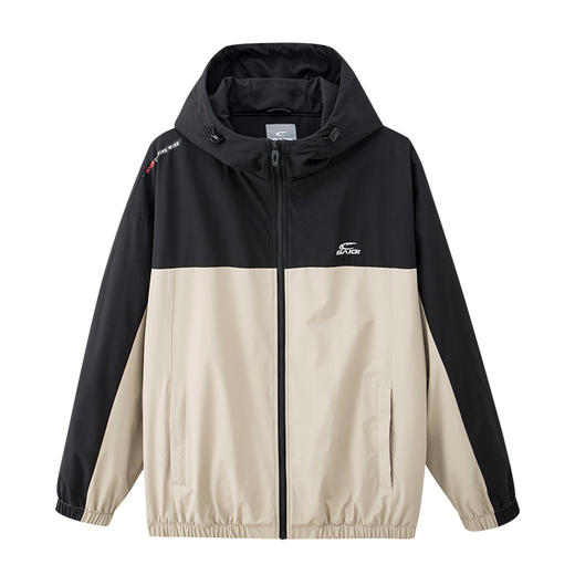 【拼接连帽防风】赛琪简约男士冬季厚风衣224541 商品图3