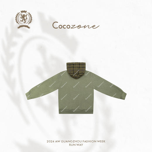 COCO ZONE 时尚撞色连帽抽绳卫衣百搭长袖上衣CC2C2292 商品图1