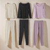 2024河南桑坡lulu保暖内衣套装秋冬新款美肤衣打底衫打底裤保暖裤 商品缩略图0