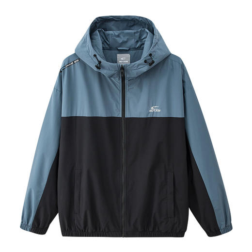 【拼接连帽防风】赛琪简约男士冬季厚风衣224541 商品图2