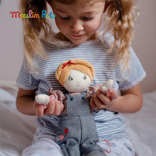 Moulin Roty 康斯坦斯女士玩偶礼盒装 法式玩偶 适合年龄1岁+ 巴黎女孩系列 642509 商品图14