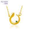 黄色18k金灵蛇项链 灵蛇献瑞系列生肖蛇时尚简约套链女士礼物MEMORA诗普琳【生日会员】KNE02901线上专供） 商品缩略图4