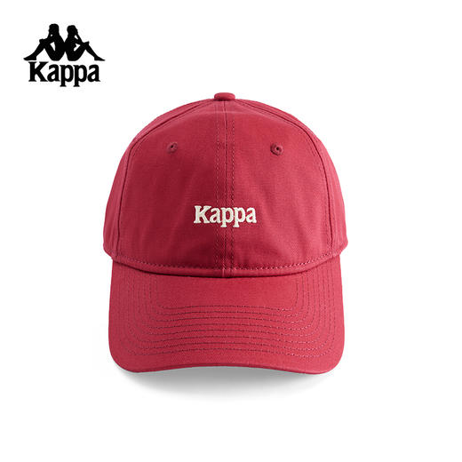 Kappa卡帕背靠背运动棒球帽男2024新款户外鸭舌帽女复古刺绣帽子K0FW8MB01 商品图1