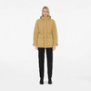 【一】BURBERRY 巴宝莉 女士格纹连帽绗缝尼龙外套棉服 驼色 8093877 B8626 商品缩略图1