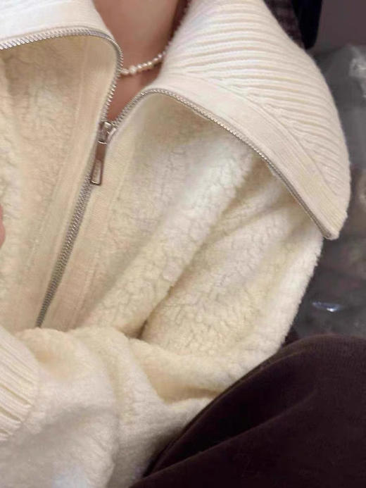 韩代版圈圈毛开衫 商品图0