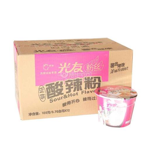 光友粉丝酸辣粉桶装105g*12桶 商品图3