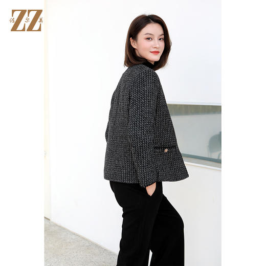 佐尔美冬季新款 气质小香风减龄保暖短款羽绒服女E34YY19 商品图1