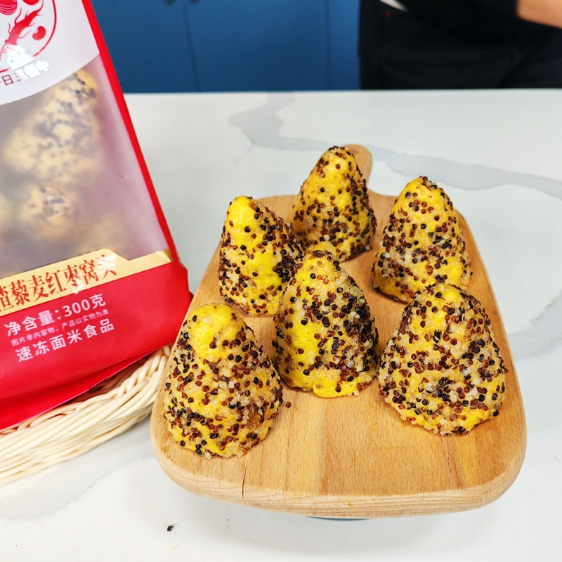 山楂藜麦红枣窝头，6袋组合，精选“粮食之母”藜麦，搭配多种营养食材，科学配比，无防腐剂，代餐饱腹，口感劲道,细腻鲜香，营养与美味并存M