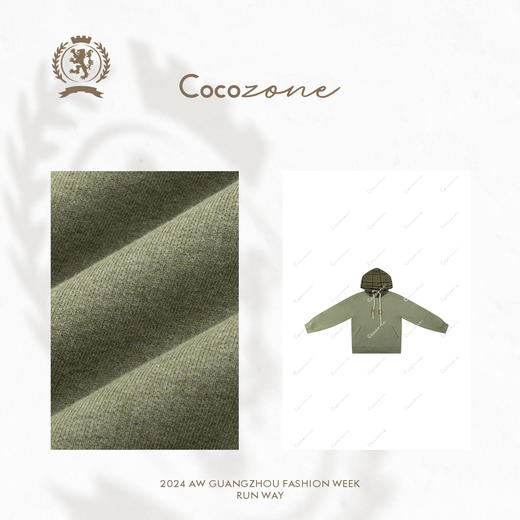 COCO ZONE 时尚撞色连帽抽绳卫衣百搭长袖上衣CC2C2292 商品图2
