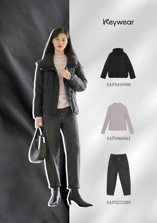 奇威 翻领短款羽绒服 0AF04349 商品图3