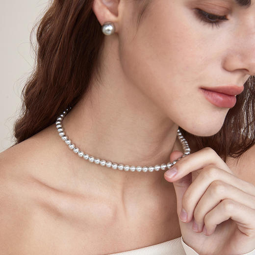 ARSIS｜流光系列 白色灰色珠链套装 商品图10