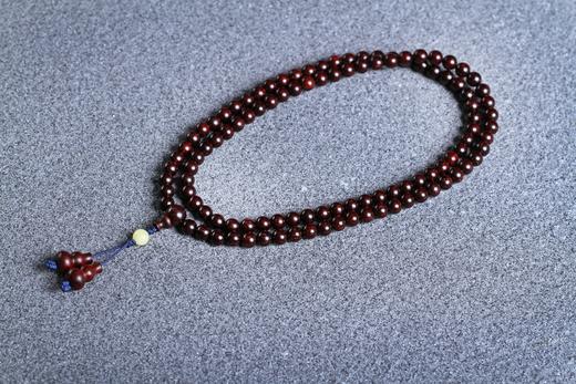 XYZT0328-1°紫檀满星/蜜蜡/紫檀葫芦手串0.6*108 商品图2