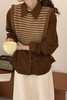 LNNNS 复古条纹针织背心 17435 商品缩略图2