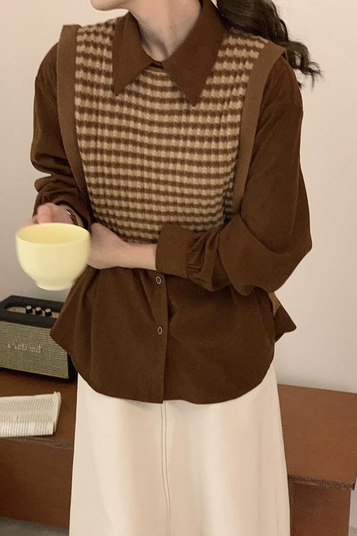 LNNNS 复古条纹针织背心 17435 商品图2