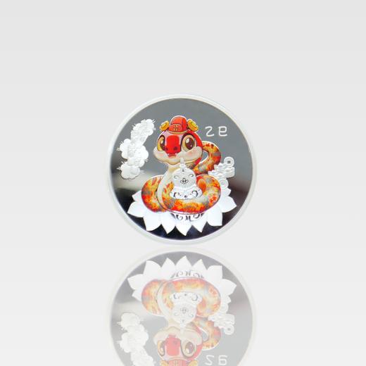 2025蛇年彩色贺岁银章 80g 商品图1