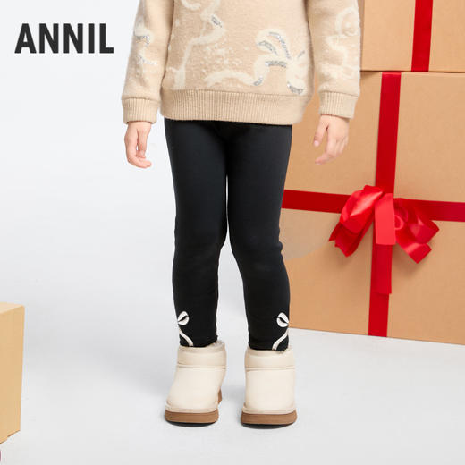 女童保暖打底棉裤冬季新款安奈儿童装实体店同款XG446847 商品图0