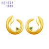 【积分抵值】黄色18k金灵蛇耳饰 灵蛇献瑞系列生肖蛇简约耳环女士礼物MEMORA诗普琳KEE01801（线上专供） 商品缩略图4