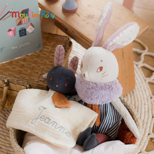 Moulin Moty 强壮的小羊费内尔玩偶 法式玩偶 适合年龄0岁+ 雨后精灵系列 715028 商品图3
