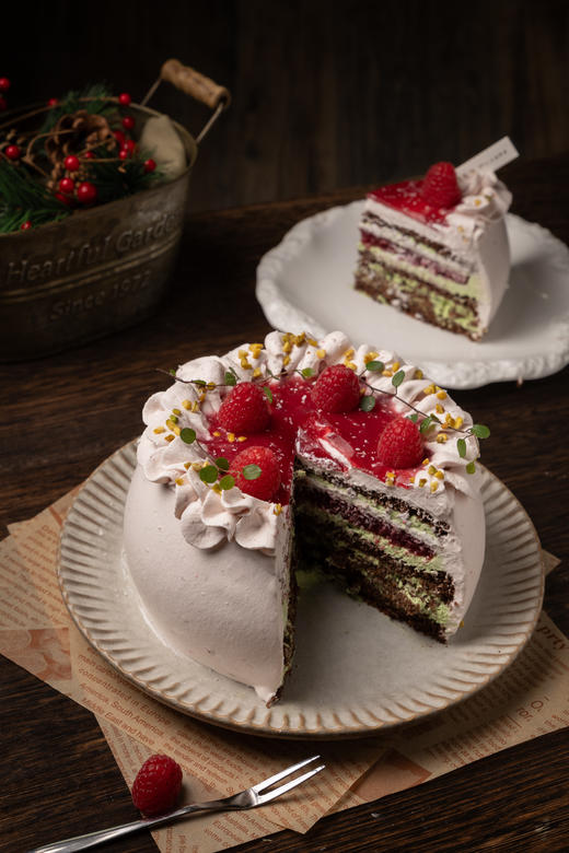 【口味蛋糕】树莓&开心果可可蛋糕 商品图1