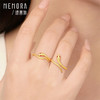 足金灵蛇戒指 灵蛇献瑞系列黄金生肖蛇活口戒指女士礼物【按克计价黄金2】MEMORA诗普琳GRE05701 商品缩略图2