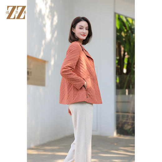 佐尔美冬季新款 气质经典图形上衣外套女E34ZD11 商品图1