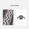 COCO ZONE 冬季慵懒风撞色圆领套头针织衫CC2D2973 商品缩略图2