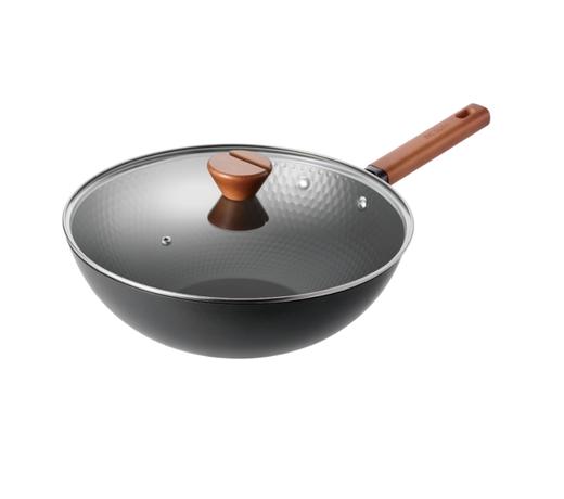 德世朗龙鳞0氟精铁不粘炒锅DFS-C833A 商品图0