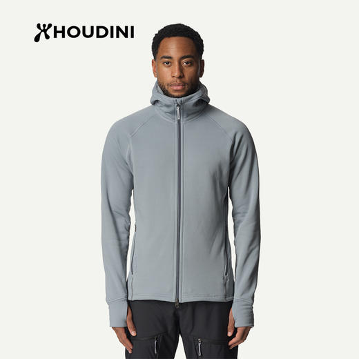 HOUDINI胡丁尼 Power Houdi 魔术大师 男款抓绒带帽外套225984/830063 商品图5