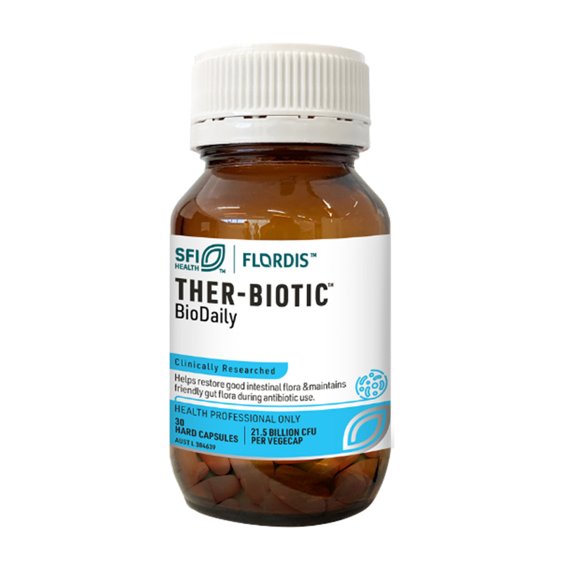 （怦然国际专属）SFI HEALTH 克莱尔THER-BIOTIC biodaily 布拉迪酵母菌布拉氏益生菌 30粒 26.9