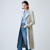 EITIE爱特爱春季新款修身气质风衣中长款纯色外套7704404 商品缩略图3