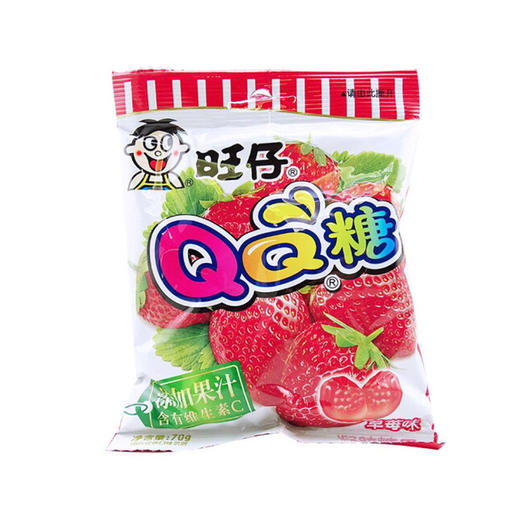 旺仔QQ糖草莓味70g*10袋 商品图1