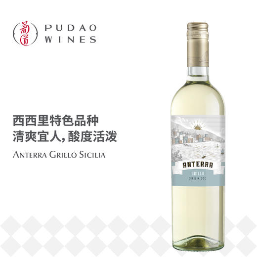 安特拉格里洛白葡萄酒Anterra Grillo Sicilia 商品图0