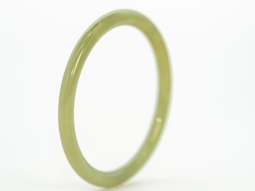 【推荐款】和田玉手镯（翠绿）圈口54、56 商品图1