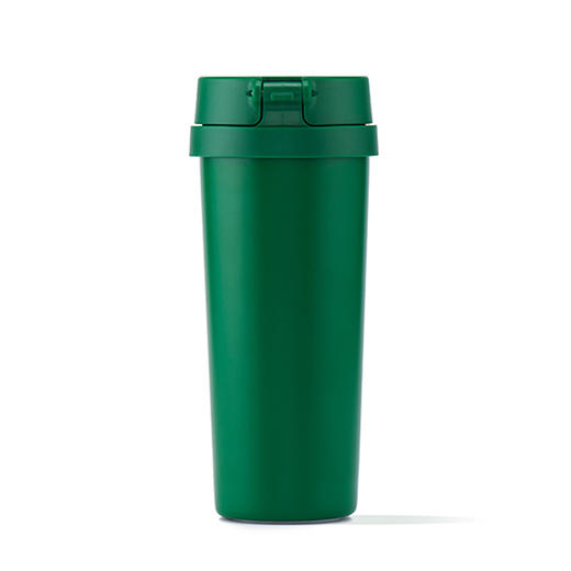 星巴克单手操作不锈钢保温杯绿色473ml 商品图1