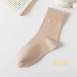 平价优选：女春夏款中筒袜棉ins潮百搭疆棉学生四季长筒袜，爽舒气透~ 商品图1