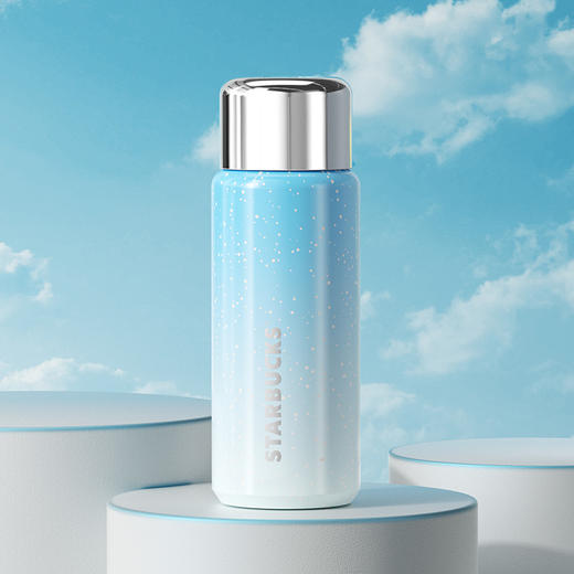 星巴克星空蓝款钢盖保温杯266ml 商品图8