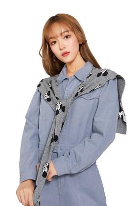 BORAN帛然 动物图案针织披肩 9568