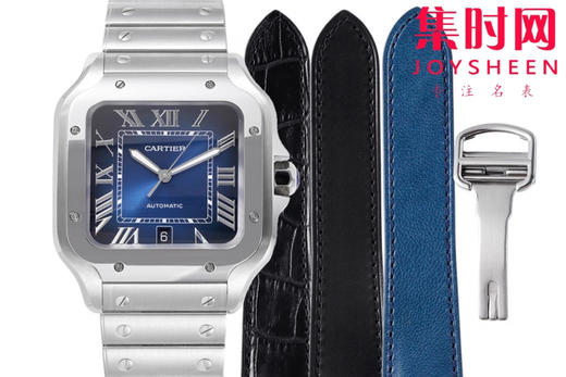 BV卡地亚SANTOS系列 山度士钢带系列 男士腕表 商品图0