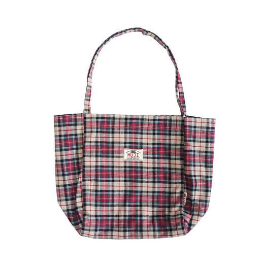 HUJI祤集Omni单肩包插画磨毛经典格纹 商品图0