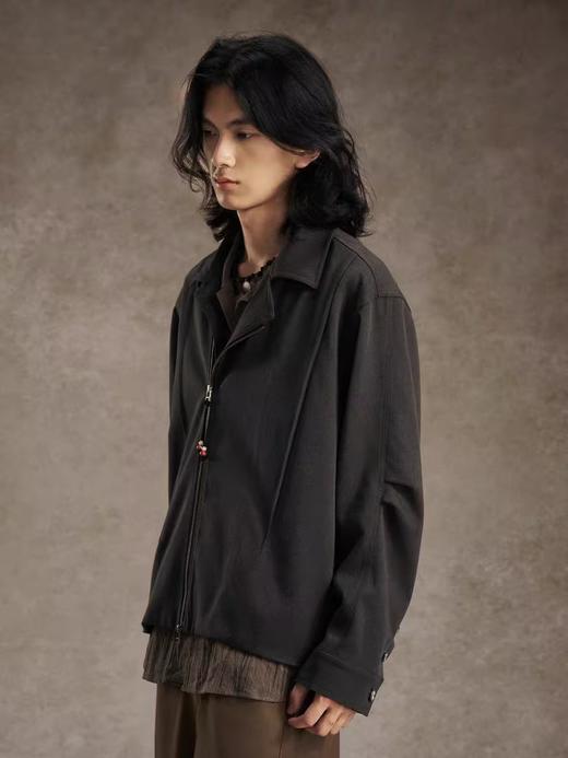 共和GongheRepub/GH24022/新中式「雨涟」斜襟西装夹克 商品图3