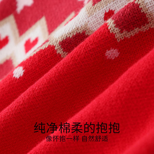 女童费尔岛提花毛衣冬季新款安奈儿童装实体店同款XG444594 商品图3
