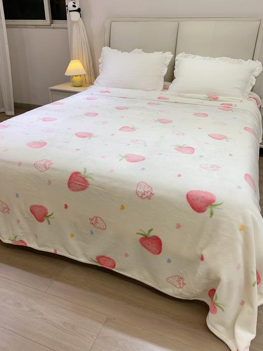 松植屋多功能高克重双面法兰绒毯可盖可铺 午休毯/膝盖毯/披肩/沙发毯子 商品图9